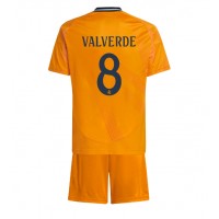 Real Madrid Federico Valverde #8 Replica Away Minikit 2024-25 Short Sleeve (+ pants)